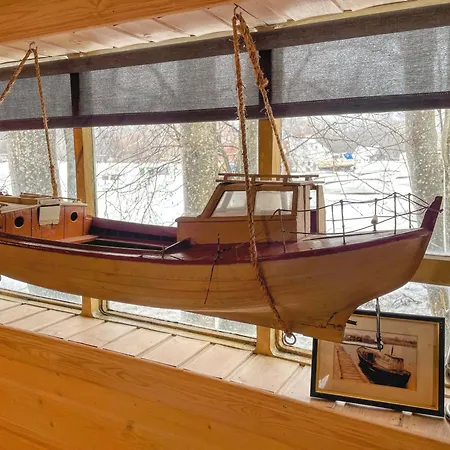 Cozy Little House With Sauna On A Fishing Boat